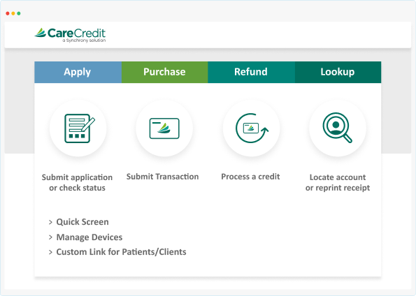Help Patients Apply for the CareCredit Credit Card In Seconds